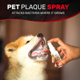 Pet Dental Spray, As Seen on TV, Eliminates Plaque & Tartar, Helps W/Bacteria, and Provides Instant Fresh Breath - Includes 3 Months' Supply of Peppermint Spray, 1fl. OZ (30ML)