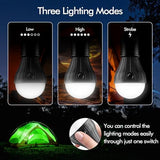 Tent Lamp Portable LED Tent Lights 5 Packs Hook Hurricane Emergency Lights LED Camping Light Bulb Camping Tent Lantern Bulb Camping Equipment for Camping Hiking Backpacking Fishing Outage