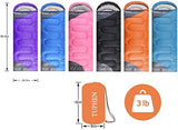 tuphen- Sleeping Bags for Adults Kids Boys Girls Backpacking Hiking Camping Microfiber Liner, Cold Warm Weather 4 Seasons Indoor Outdoor Use, Lightweight & Waterproof
