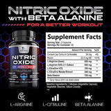 Extra Strength Nitric Oxide Supplement L Arginine 3X Strength - Citrulline Malate, AAKG, Beta Alanine - Premium Muscle Supporting Nitric Oxide Booster for Strength & Energy Supplements - 120 Capsules