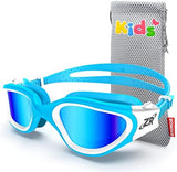 ZIONOR Kids Swim Goggles, G1 MINI UV Protection Anti-Fog Polarized Swimming Goggles for Age 6-14
