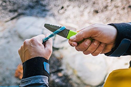 GEAR AID Akua Blunt Tip Paddle Knife with Serrated 3” Blade and Sheath