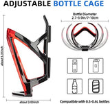 ROCKBROS Bike Water Bottle Holder Ultra-Light Bicycle Bottle Cages with Screws Tool, Universal Bike Cup Holder for Road MTB Mountain Bikes Cycling Accessories（2 Pack）