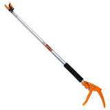 KSEIBI 143010 Long Reach 3.5 ft (1.0m) Cut & Hold Bypass Pruner - Lightweight Aluminum, Rust-Resistant, Ergonomic Grip, 1/4" Max Cut - Ideal for Precision Gardening & Pruning