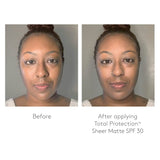 Colorescience Total Protection Sheer Matte SPF 30 Sunscreen Brush For Oily and Acne-Prone Skin, Unscented 0.15 Ounce, Powder