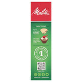 Melitta #4 Unbleached Coffee Filters, Natural Brown Cone Filters, 3-Pack