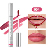BANGFENG 4Pcs Peel Off Lip Liner Stain Set - Long-Lasting, Smudge-Proof, Waterproof Nude Matte Lip Tint, Non-Fading Peel Off Lip Color, Effortless Precision & Full Coverage, 24H Color Hold