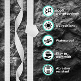 TECEUM 1" & 1.5" & 2" Webbing – 10 25 50 Yards – 40+ Colors – Heavy Duty 1 Inch 1.5 Inch 2 Inch Webbing for Climbing Outdoors Indoors Crafting DIY