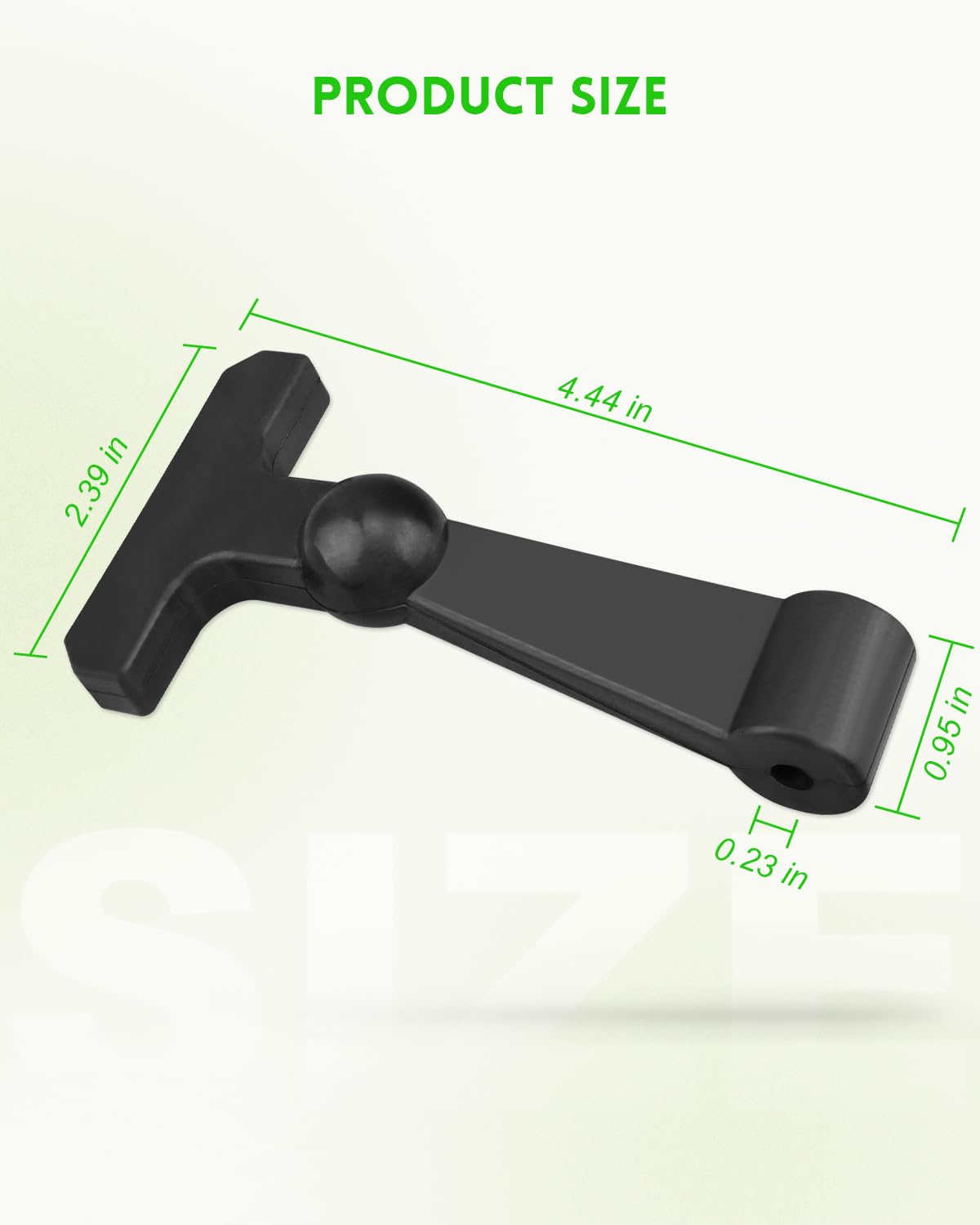 ULXIOM 4 Pack Cooler Replacement Rubber Latches Fit for YETI RTIC Coolers, Quick Mounting, Black