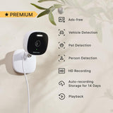AlfredCam Plus 2 Smart Home Security Camera 2.5K, WiFi 2.4 & 5GHz, Indoor/Outdoor, IP65 Waterproof, LED Spotlight, Two-Way Audio, Color Night Vision, Baby/Pet Cam, App Powered (90M+ downloads)