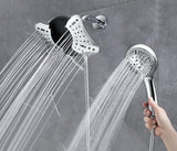 GRICH Filtered Shower Head with Handheld: 2.5GPM Shower Heads with Handheld Spray Combo,2 in 1 Rainfall Shower Head & Handheld Shower Headwith 60 Inch Hose
