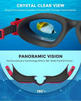 OMID Kids Swim Goggles, P2mini Polarized Swimming Goggles Comfortable for Age 6-14