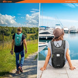 SKYSPER 15L/20L Foldable Hiking Backpack Lightweight Packable Travel Daypack with Chest Strap Small Folding Pack for Walking