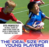 Franklin Sports NFL Team Footballs - Rubber Youth Mini Footballs for All NFL Teams - Kids Junior 8.5" Football - Official NFL Licensed Footballs