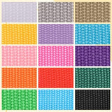 Boyistar 15 Rolls Webbing 1 Inch, Polypropylene 5 Yards Heavy Duty Webbing Strap for Bags, Pets, Climbing Outdoors Indoors Crafting DIY, 15 Colors