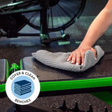 S&T INC. Microfiber Gym Towels, Yoga Towel for Home and Gym Bag, 16 Inch x 27 Inch, 6 Pack