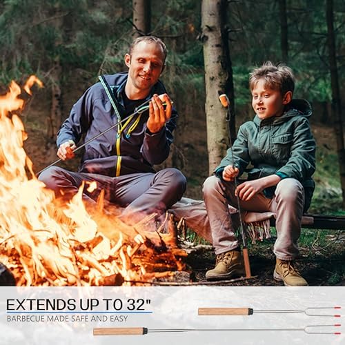 Camping Cooking Essentials Utensils Set - Camp Cookware Kitchen Accessories Kit, Camper Gear Must Haves, Stainless Steel & Silicone, RV Car Portable Outdoor Equipment Tool