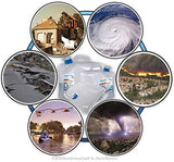 WaterStorageCube BPA Free Collapsible Water Container with Spigot, Camping Water Storage Carrier Jug for Outdoors Hiking Backpack & Survival Kit, Foldable Portable Water Canteen 1.3/2.6/5.3 Gallon