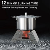 Godora Solid Fuel Tablets, Powerful Solid Fuel (1300-Degree), Lit Easily Solid Fuel Tablets, Waterproof Solid Fuel Tablets for Backpacking, Outdoor, Camping, and Emergency Use -Eco Friendly