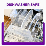 PUR 30-Cup Water Filter Dispenser with 1 Genuine PUR Filter, Large 30-Cup Capacity, 2-in-1 Powerful, Faster Filtration, Lasts 2 Months or 40 Gallons, Dishwasher Safe, White/Blue (DS1800Z)