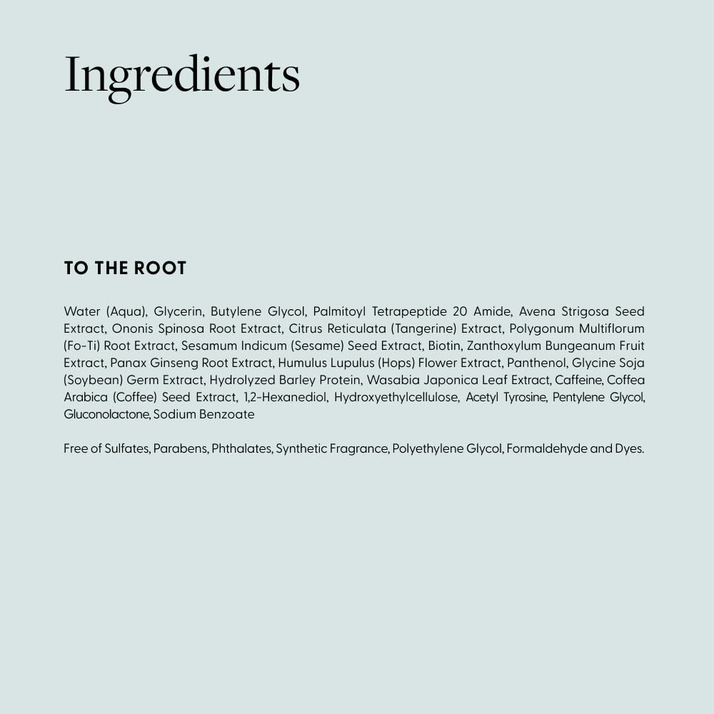 Arey To The Root™ Serum | Slows Grey Hair Growth and Preserves Pigment While Promoting Healthier Hair and Adding Volume | Dermatologist-Tested, Vegan, Oil-Free, Scent-Free Formula (1 Month Supply)