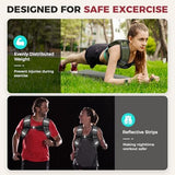 BAGAIL Weighted Vest, 5lbs/10lbs/12lbs/15lbs/20lbs/25lbs/30lbs Weight Vest with Detachable Pouch, Rucking Vest for Women, Men, Walking, Weight Loss, Training, Running