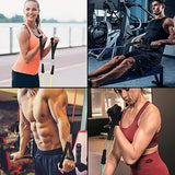 WHATAFIT Resistance Bands, Exercise Bands，Resistance Bands for Working Out, Work Out Bands with Handles for Men and Women Fitness, Strength Training Home Gym Equipment