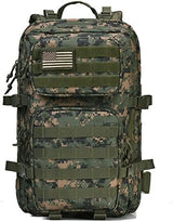 REEBOW GEAR Military Tactical Backpack Large Army 3 Day Assault Pack Molle Bag Backpacks (Woodland Camo)