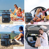 Large Waterproof Insulated Cooler Backpack for Men & Women, Leak Proof Cooler Backpack for Camping, Beach, Fishing, Picnic, Travel, Outdoor, 30L, 48Cans