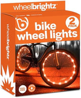 Brightz WheelBrightz LED Bike Wheel Lights - 2025 Edition with Superior Straps & LED-Weatherproof Shield! 14 Colors - Unmatched Durability, Visibility & 48+ Hours of Dazzling Illumination