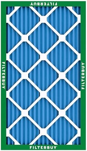 Filterbuy 14x25x1 Air Filter MERV 13 Optimal Defense (4-Pack), Pleated HVAC AC Furnace Air Filters Replacement (Actual Size: 13.50 x 24.50 x 0.75 Inches)