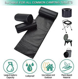 60 Count 8 Gallon Biodegradable Compostable Portable Toilet Bags, 100% Plant-Based, No Leaks, Disposable, Perfect for Camping, Hiking, Boating, Hunting