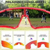 3PACK Kids Sunglasses Polarized Youth Baseball Sunglasses Boys Girls Softball Cycling UV400 Protection Goggles