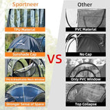 Sportneer Sports Tent, 1 Person Tent Sports Tents for Parents for Cold Day Lightweight Portable Pop Up Tent for Sports Event, Protection from Cold Wind and Rain