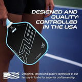 Selkirk Sport SLK Halo Raw Carbon Fiber Pickleball Paddle | Designed in The USA | Choose from The T700 Raw Carbon Fiber Power, The 18k Ultraweave Control, or The Kevlar Linkweave Thermoformed Pro