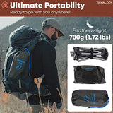 TREKOLOGY Ultralight Beach Chair, Lightweight Camping Chair for Backpacking, Hiking, and Travel - YIZI LITE