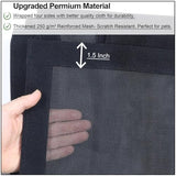 Upgraded Magnetic Screen Door Thicker 250g/m² Reinforced Mesh,36 Longer Magnets,Door Screen Magnetic Closure for Single Door,Heavy Duty Door Net Screen with Magnet,Fit Doors to 36 x 80 Inch,Black