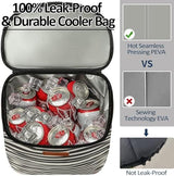 Camping Cooler Backpack 30 Cans, Soft Backpack Coolers Insulated Leak Proof Travel Cooler Bag Waterproof Lunch Picnic Beach Work Trip Thermal Bag Drink Beverage Beer Bag Cooler