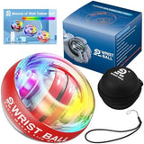 Wrist Trainer Ball Auto-Start Gyroscopic Forearm Exerciser Gyro Ball for Strengthen Arms, Fingers, Bones and Muscles