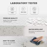 Gym Flooring Set - Interlocking EVA Soft Foam Floor Mat, 18 Pieces Puzzle Rubber Tiles Protective Ground Surface Protection, Play Workout Exercise Mats Underlay Matting Sports Pool Home Fitness Garage