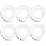 VICOX Tap Light Push Lights, 84-Pack Small Bright LED Puck Light Touch Night Lights Battery Operated Stick on Light for Closet Kitchen Cabinet Classroom DIY Letter Lights Holiday Party Decorations