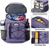 Backpack Coolers Insulated Leak Proof 30 Cans, Soft Sided Insulated Cooler Bags Ice Chest Backpack for Beach Travel Camping, with Reusable Ice Packs