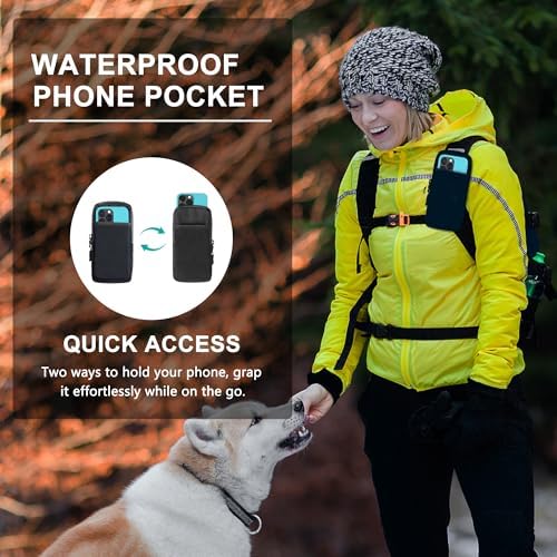 22L Hydration Backpack with Water Bladder, Water Backpack Insulated Hydration Pack for Hiking Running Cycling Festival for Men & Women