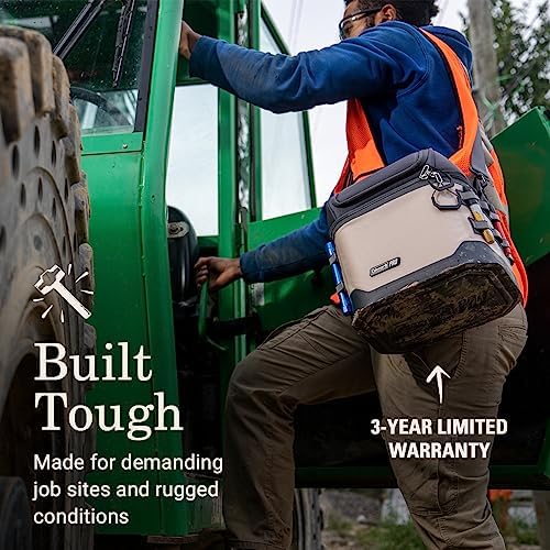 Coleman Pro 16-Can Premium Soft Cooler Lunchbox, Fully Insulated Lid & Body Stays Cold up to 30 Hours