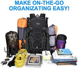 INOXTO lightweight Hiking Backpack 35L/40L Hiking Daypack with Waterproof Rain Cover for Travel Camping Outdoor Men and Women