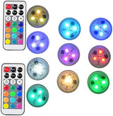 Paper Lantern Battery Operated Remote Hanging LED Lights with Hook - Super Bright RGB White Warm White, 15 Days Standby, 36 Hours Constant On for Tent Lighting (10 Lights + 2 Remotes)