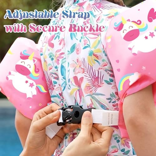 HeySplash Swim Vest for Kids, Toddler Pool Floaties Fit 20-50/70 Lbs, Children Swimming Vest with Adjustable Strap, Swim Jacket Water Wing Arm Float, Puddle Sea Beach Boat Jumper Boy Girl Baby