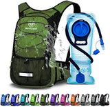 Hydration Pack, Insulated Hydration Backpack with 2L BPA Free Water Bladder and Storage, Hiking Backpack for Men, Women, Kids for Running, Cycling, Camping - Keep Liquid Cool up to 5 Hours