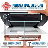Powerful Magnetic Vent Covers (3-Pack) That Will Never Fall Off (Upgraded Design) - for Sealing Floor/Wall/Ceiling Registers of Width 7.25" to 8", Length 11.25" to 12" | Vent Not Included | White