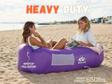 WEKAPO Inflatable Lounger Air Sofa Hammock-Portable,Water Proof& Anti-Air Leaking Design-Ideal Couch for Backyard Beach Traveling Camping Picnics & Music Festivals